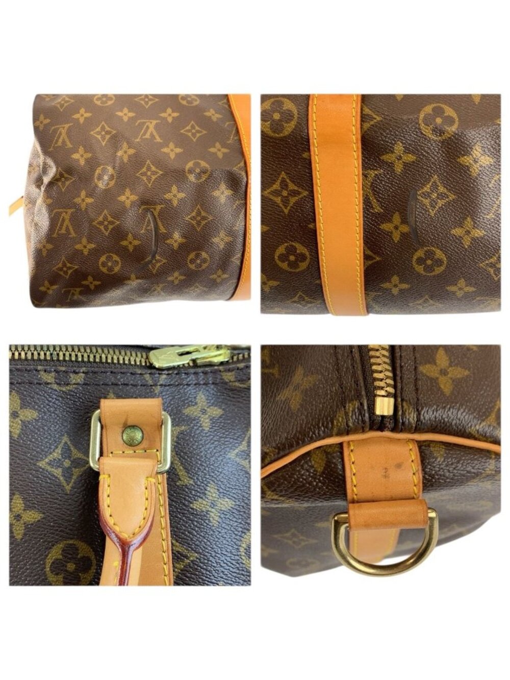 Louis Vuitton Monogram Keepall Bandouliere 55 Boston Bag - Picture 5 of 9